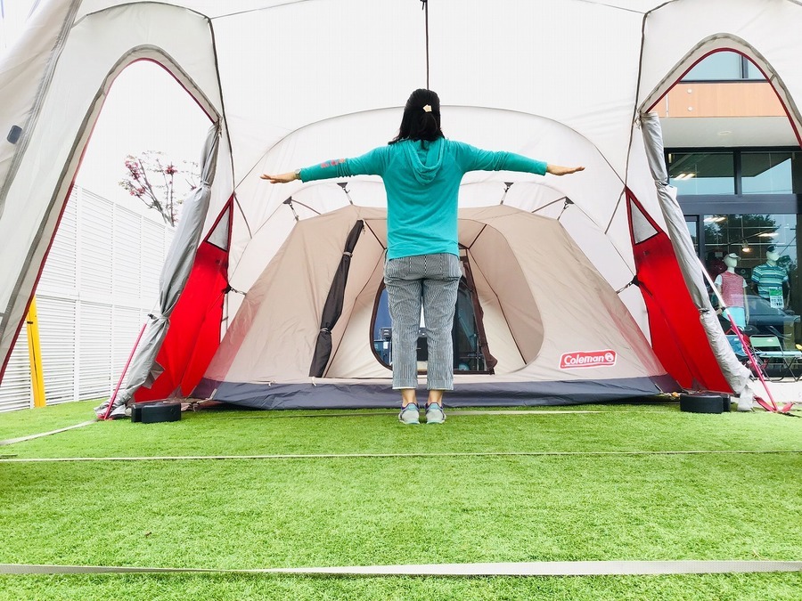 居住性抜群なColeman(コールマン)のアテナスクリーン2ルームハウスをご