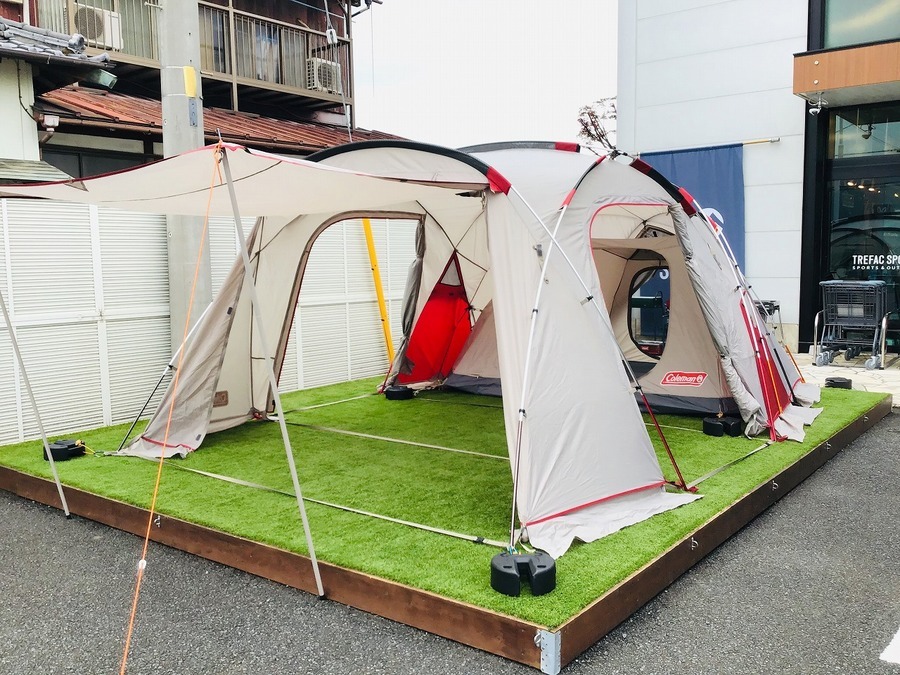 居住性抜群なColeman(コールマン)のアテナスクリーン2ルームハウスをご