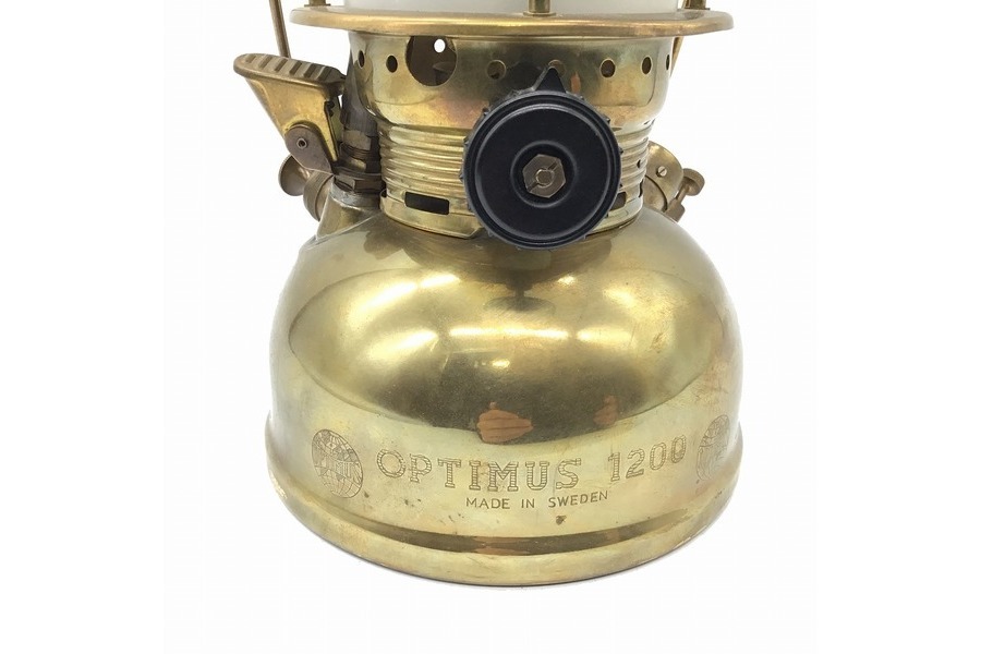 良い味が出ているOptimus(オプティマス)の真鍮ランタン”1200A”をご紹介