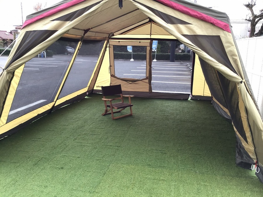 冬幕としておススメ！ogawa(オガワ)のロッジシェルター(3376)[2019.12