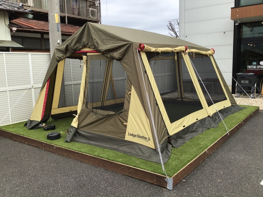 巨大シェルター登場！！OGAWA CAMPAL(オガワキャンパル） ロッジ
