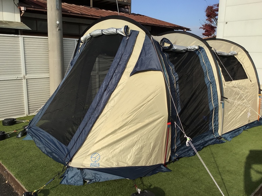 少人数で快適に過ごせるWhole Earth（ホールアース）のアースハーフ