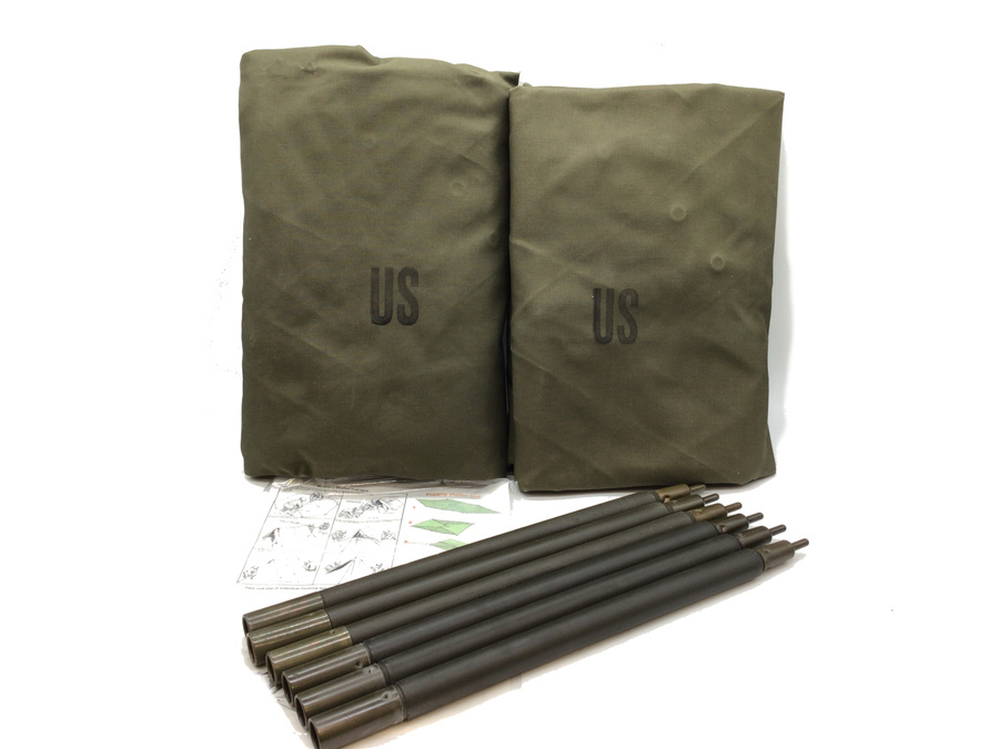 年々数が減っているUS軍『パップテント』今回はなんとウッドポール付未