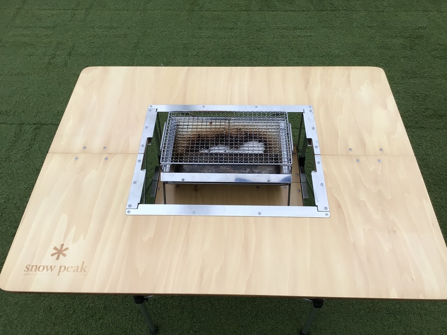 スノーピークの過去の足跡を印す！廃盤品BBQ-TABLE 雪峰苑[2021.10.27