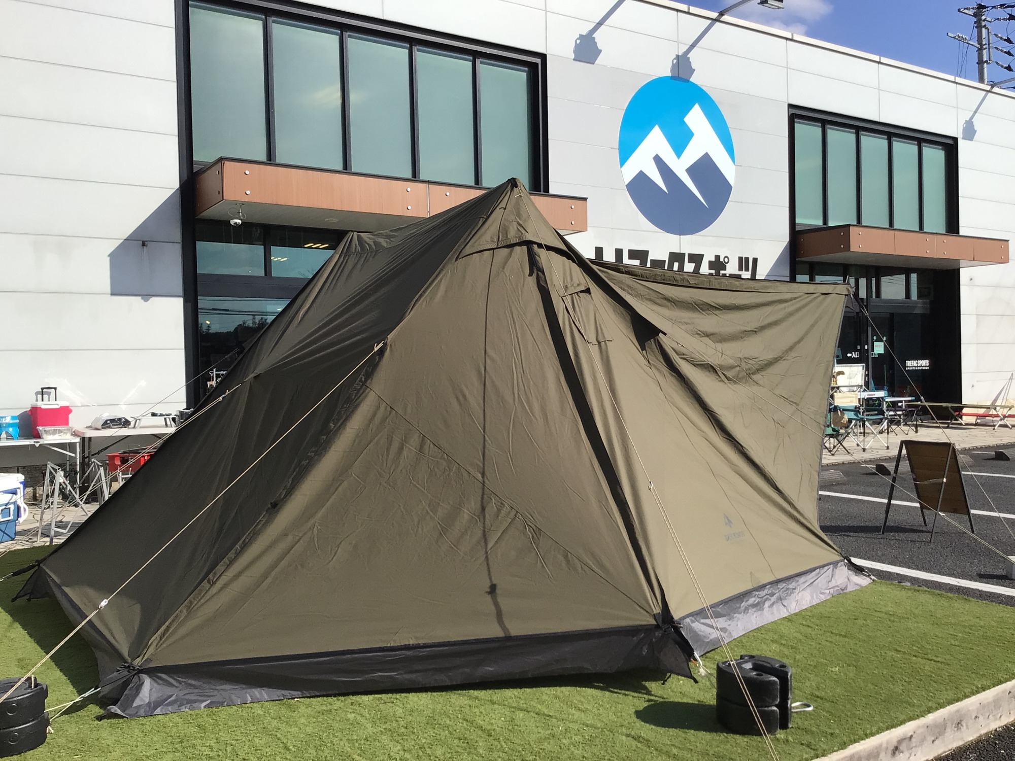 パップテントなのに広々！ダックノットのハンティングヘキサT/C