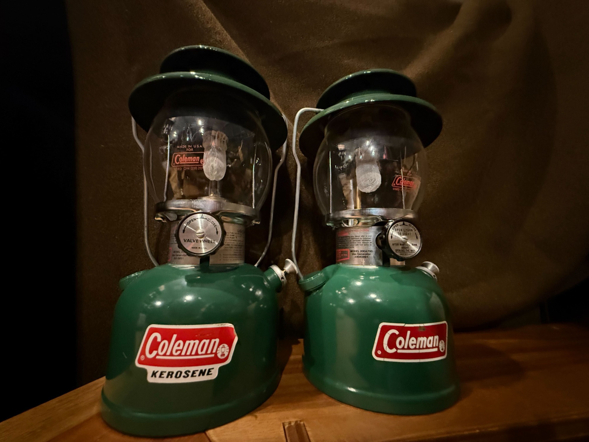 燃焼絶好調1946年9月製コールマン242C ( 200A の前身) s17