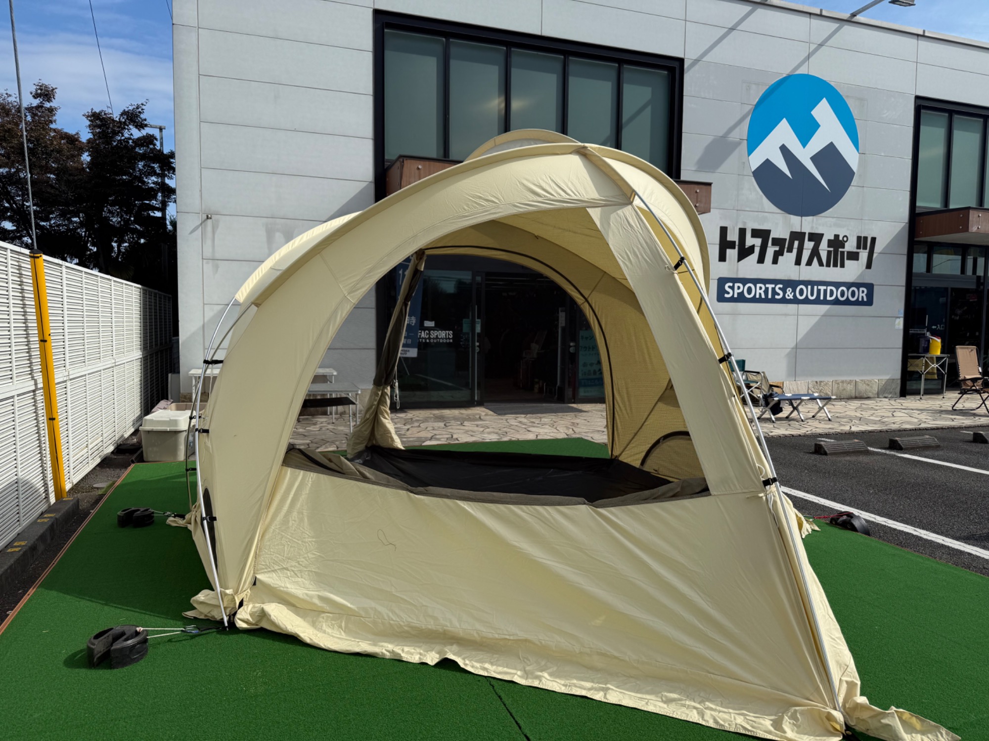 DODのファイヤーベースは冬キャンプにもおすすめなTCドーム型