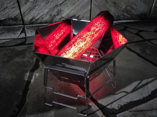 まるで熾火！？】実はTheArth（ざぁ～ッス）LEDライトの薪男をご紹介