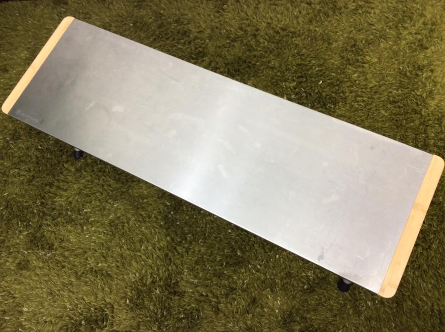 使い道さまざま！フォールディングシェルフメタルトップロング