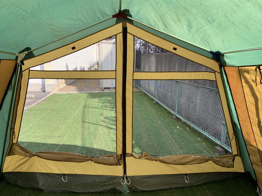 鉄骨テント買取】廃盤カラーのオガワのリビングシェルター入荷