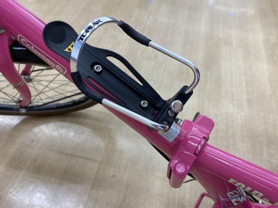 テントだけじゃない！ピンクでカワイイ！コールマンの折りたたみ自転車