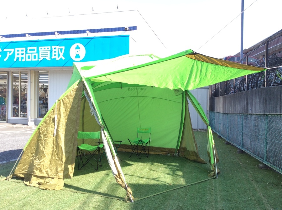 モンベル アストロドーム】ナカの人がmont-bellのシェルターを張ってみ