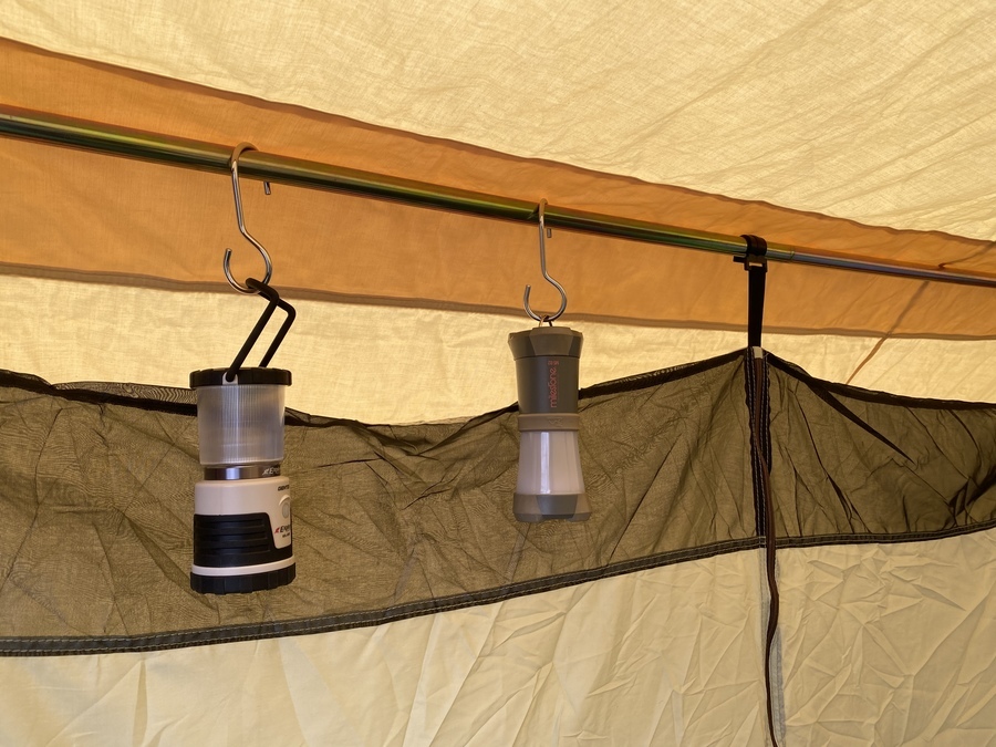 ロッジテントだけど簡単設営！レトロ可愛いMLIMAのバハリ4[2022.02.05