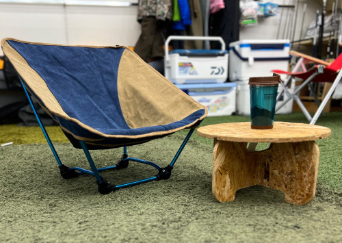 ヘリノックスを焚き火から守る⁈テンマクのカバー付グラウンドチェア