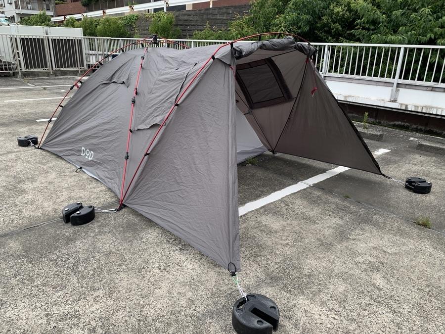 スマホで購入OK】初心者の方もワンタッチ設営！DOD ライダーズタンデム