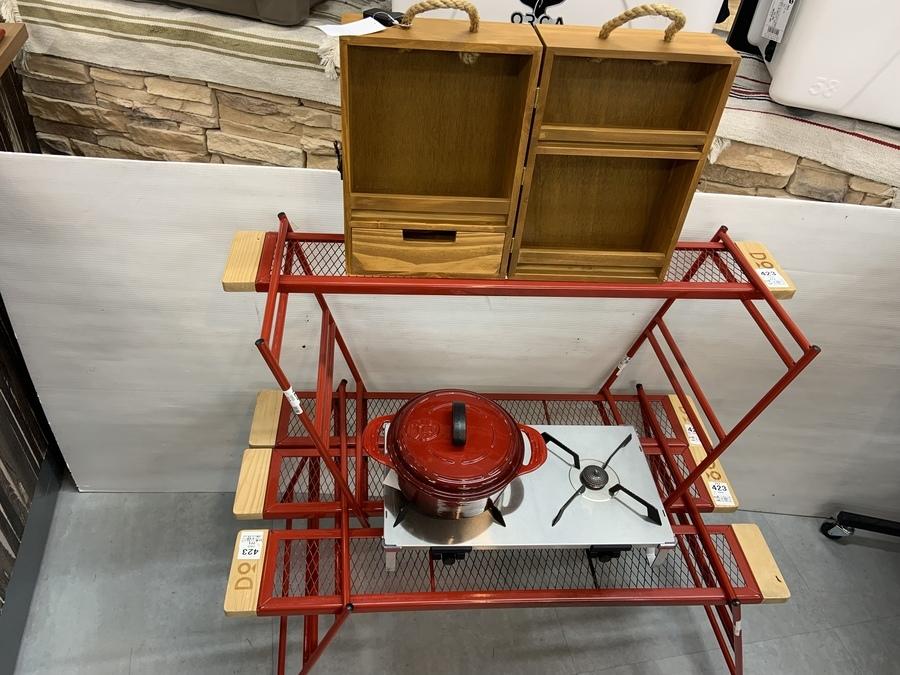 DOD買取強化中】レッドキャンパー必見のカシステーブルセット![2022.07