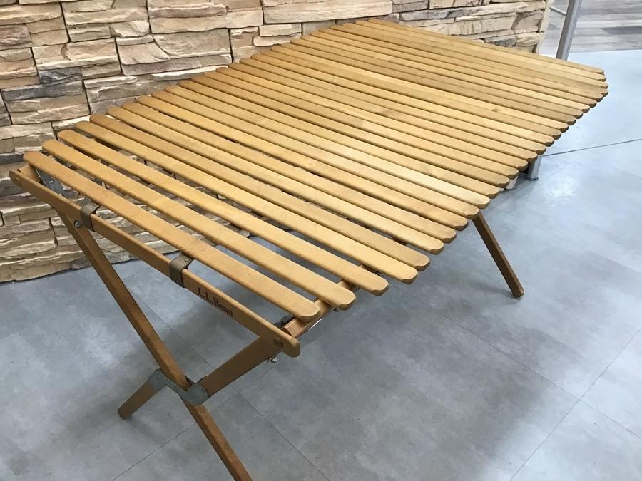 フランス製 Lallemand ラレマンド ウッドロールトップテーブル 廃盤品