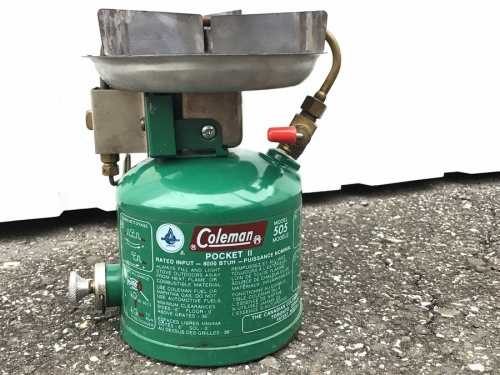 キャンプ BBQ Coleman 505A ガソリンバーナー ジャンク品 キャンプ BBQ