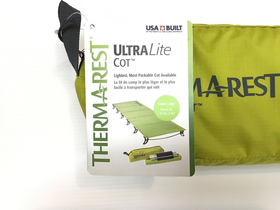 サーマレスト】元祖軽量コット！ウルトラライトコットご紹介！[2020.05