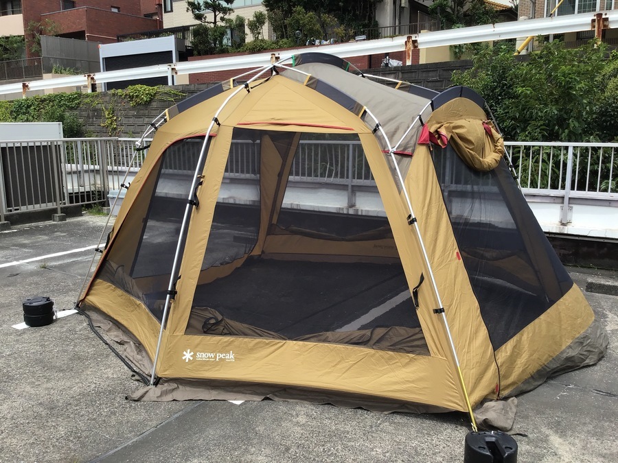 タープ比べてみました！snowpeak(スノーピーク）メッシュシェルター