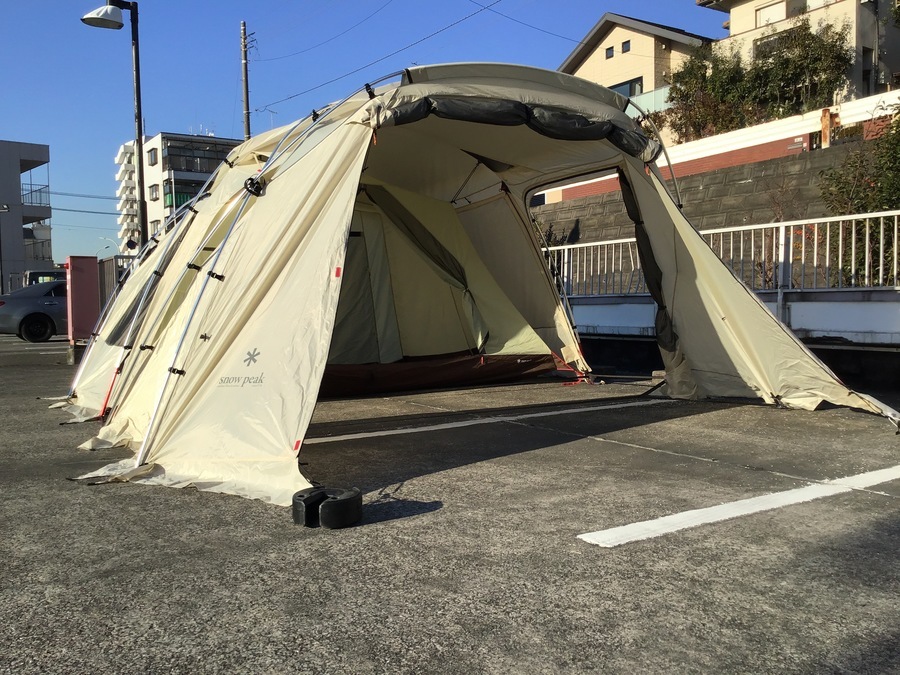 広々空間！アイボリーカラー！snow peak(スノーピーク) ランドロック