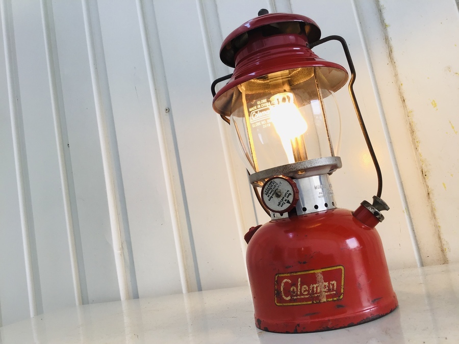 燃焼絶好調1955年6月 コールマン 200A ランタン イエローボーダーt47