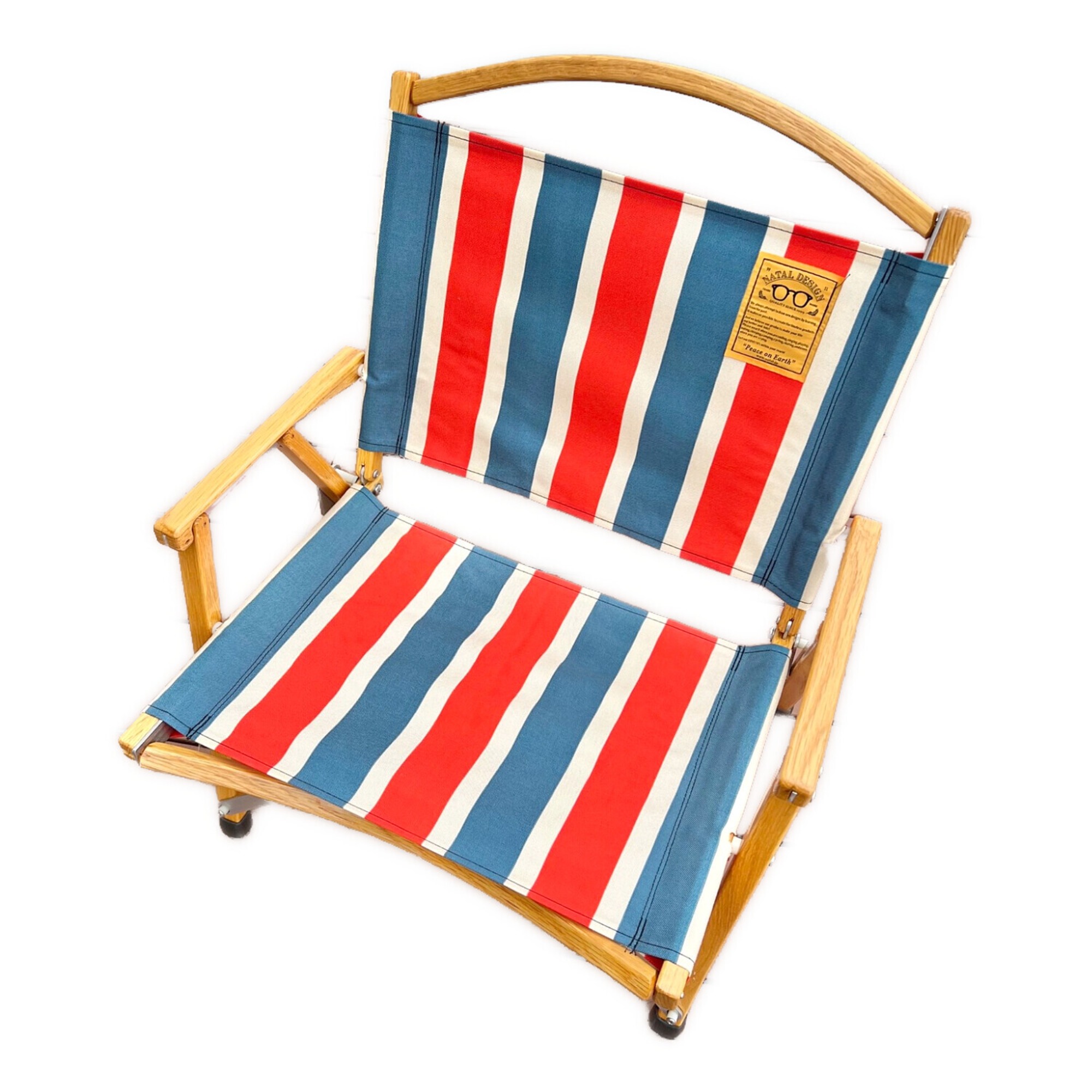 ストライプのポップデザインがキュート！ネイタルデザインカーミット