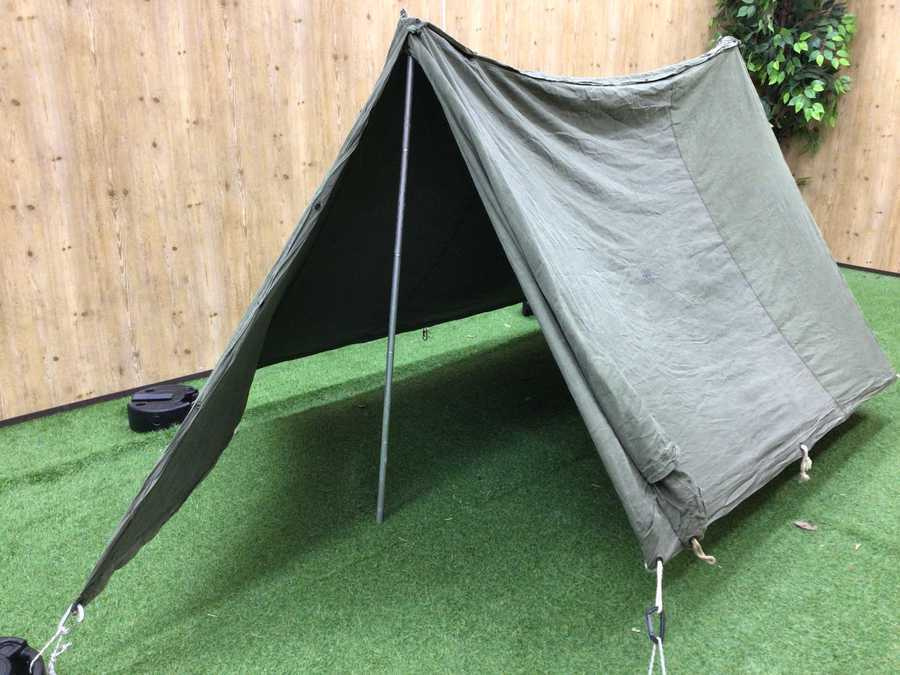 ソロキャンプ買取】軍幕！USのパップテントが入荷！[2021.08.08発行