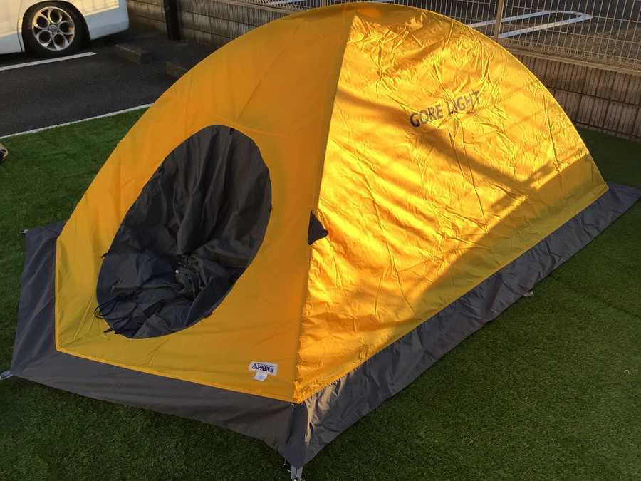 もう手に入らないゴアテックスのシングルウォールテント・ゴアライトと
