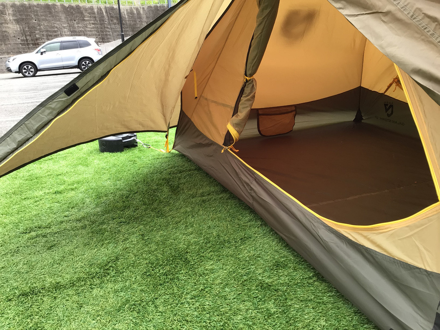 山岳テントデビューにオススメ！ニーモ【ギャラクシーストーム2P