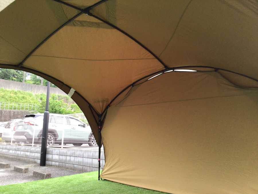 コールマン TCパーティーシェードDX300】火に強くて設営簡単！[2022.05