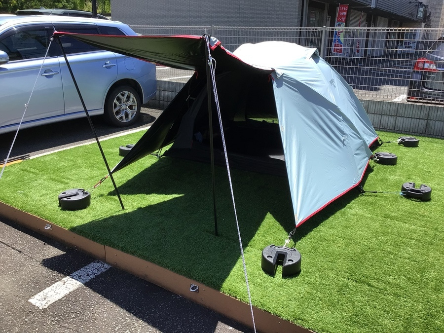 真夏のツーリングキャンプに！コールマン【ツーリングドーム/LX＋