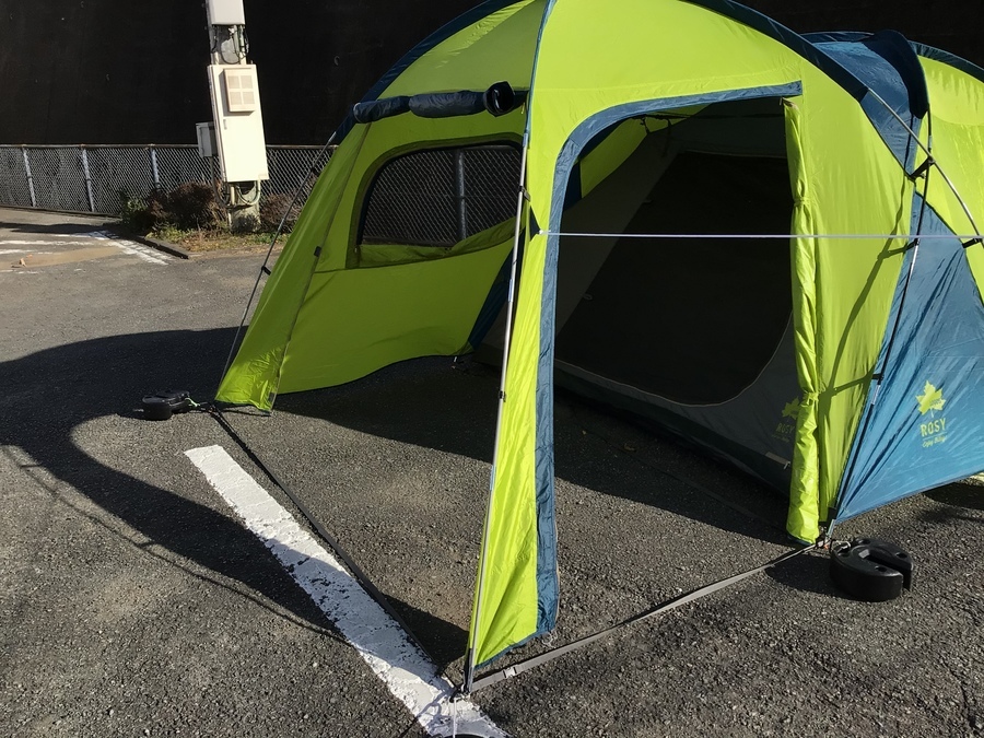 ロゴスのロージーツールームテントBJが入荷！一人でも設営できるお手軽