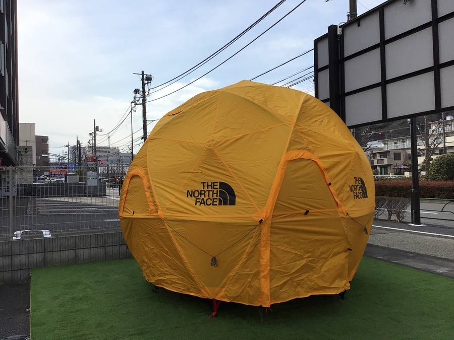 誰もが目を引く球体型テント！！ノースフェイス ジオドーム4[2022.03