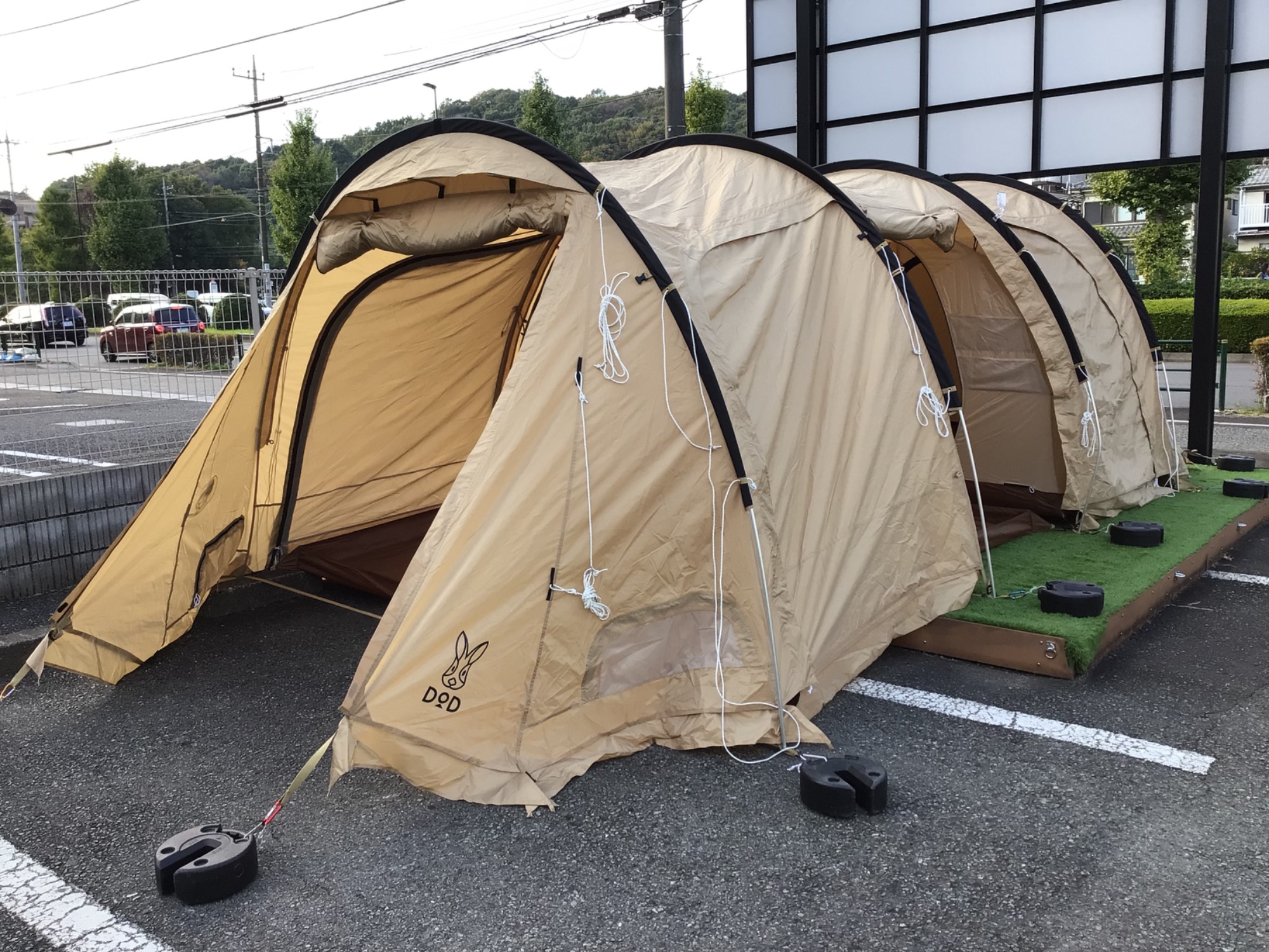 SHO カマボコテント3M&カマザシキ M&カママットMセット カマボコテント