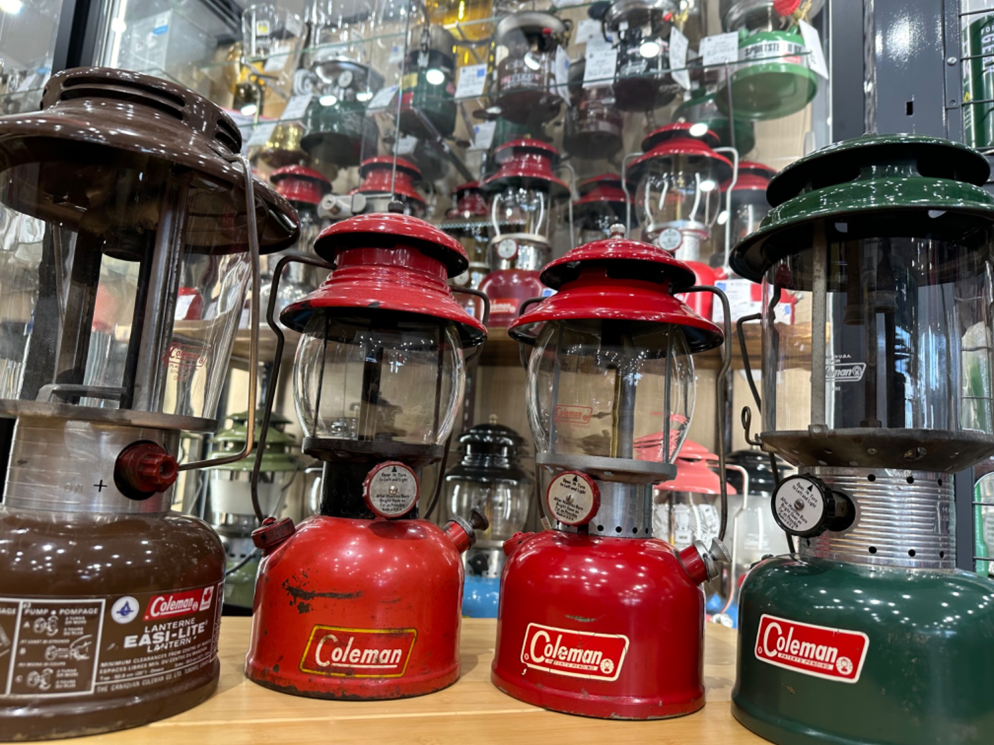お値段見直し】コールマンのヴィンテージランタンがお求めやすくなり