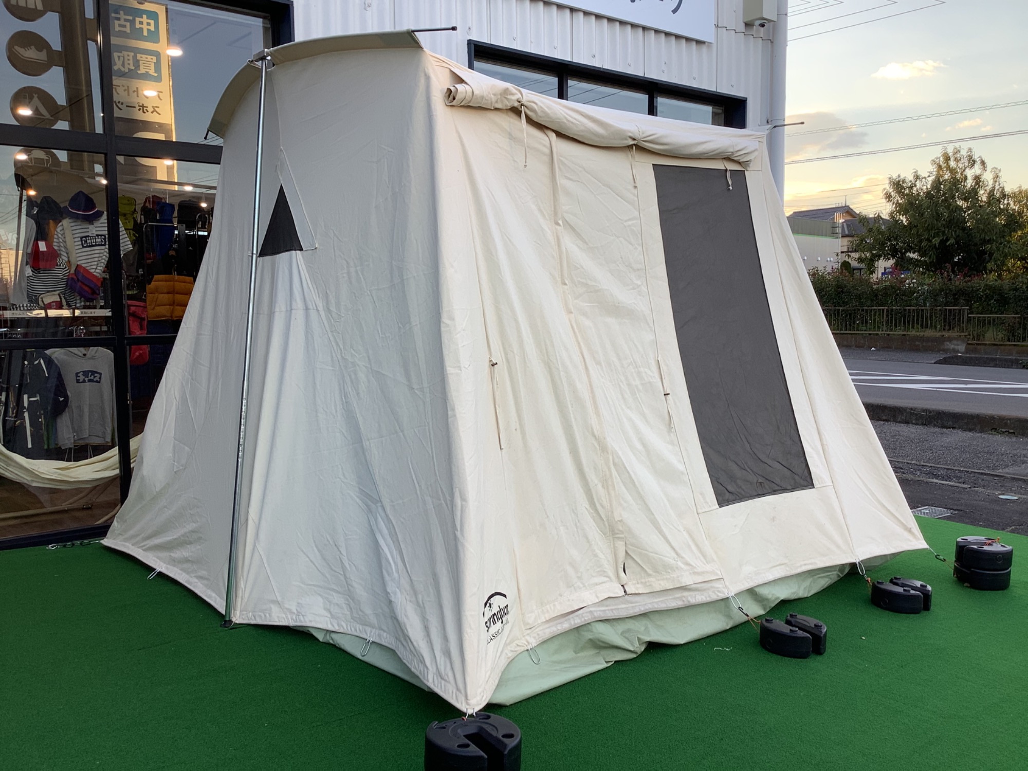 居住性抜群のコットンテント!スプリングバーのクラシックジャック100