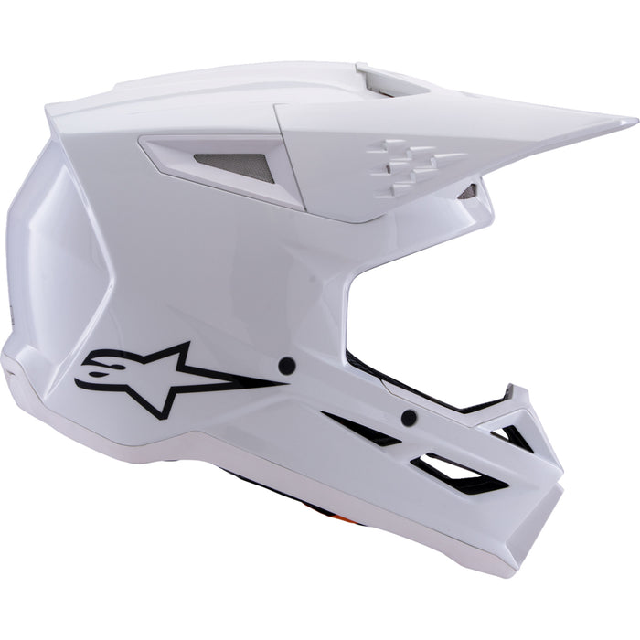 ALPINESTARS SM3 Solid Helmet - Gloss White — SpazCycle