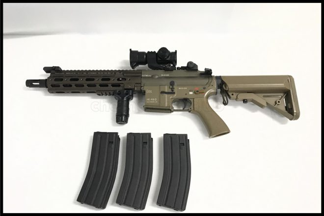 東京マルイ HK416 デルタカスタム FDE 次世代電動ガン フォアグリップ
