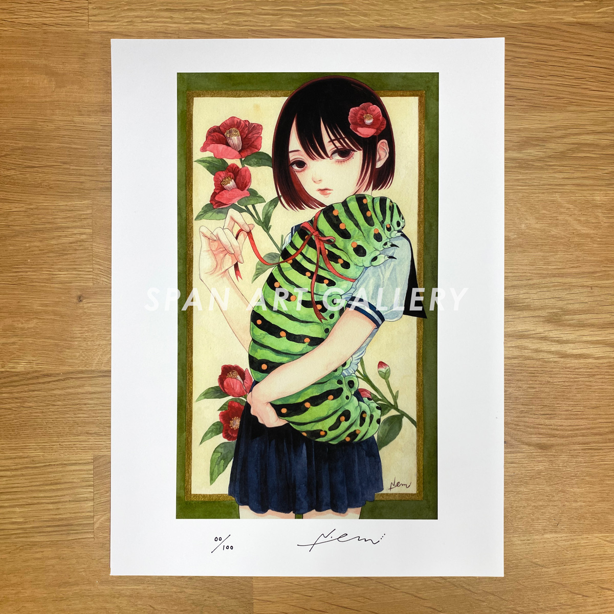 Span Art Gallery / 【直筆サイン・エディション入】西塚em 額付き複製