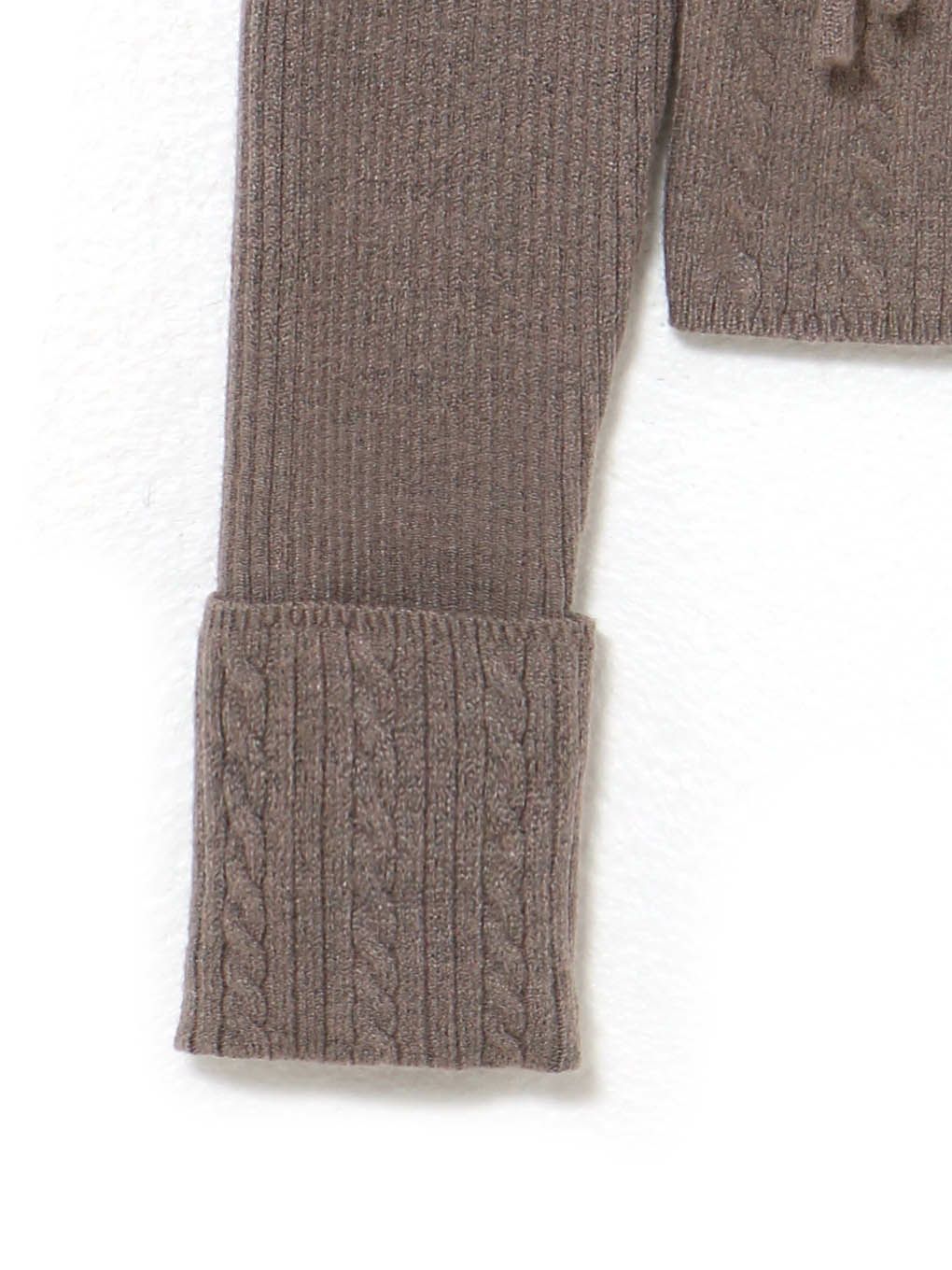 BUBBLES】リボンケーブルニットトップス | sparkling mall online store