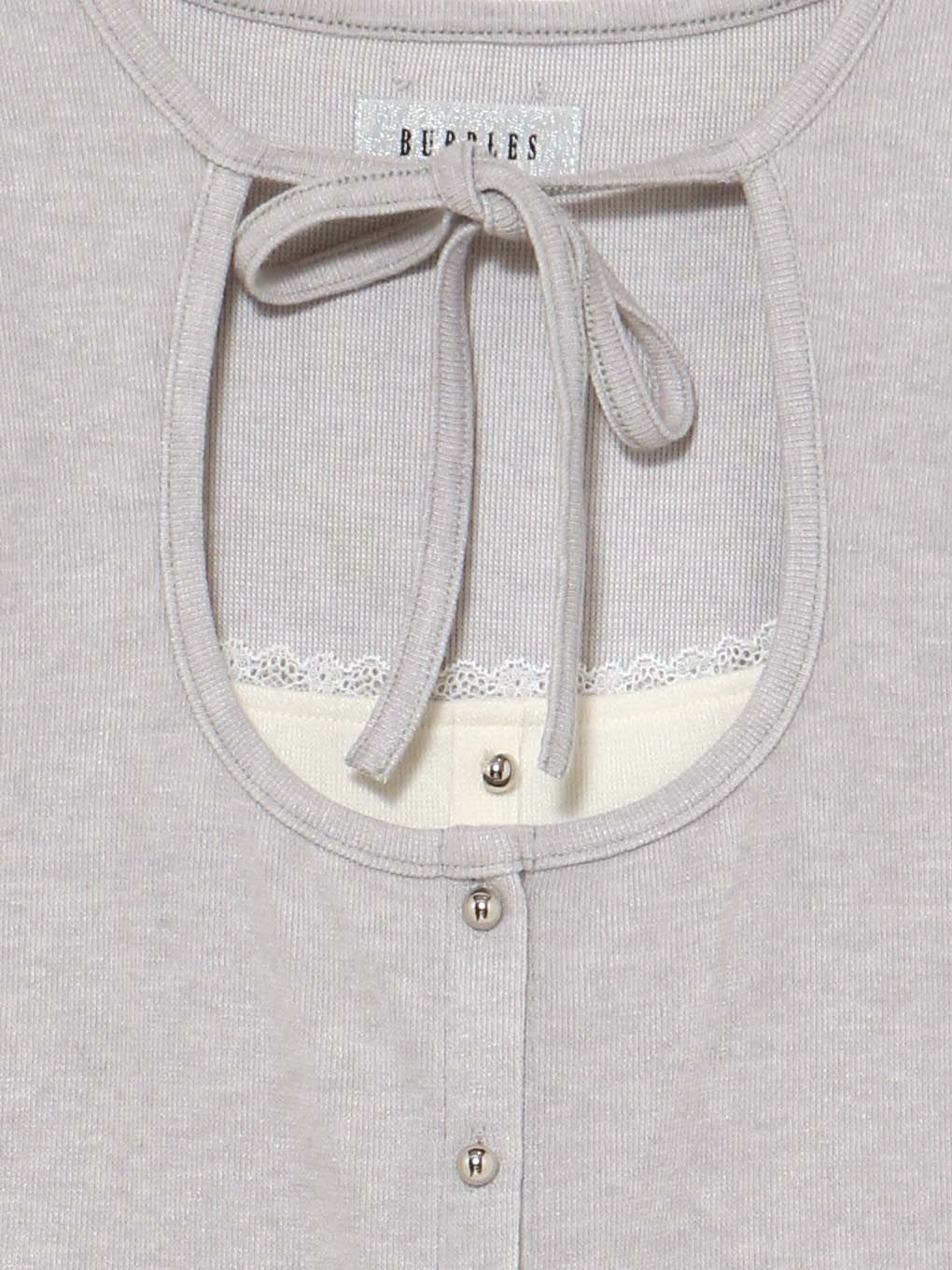 BUBBLES】レイヤードリブトップス | sparkling mall online store