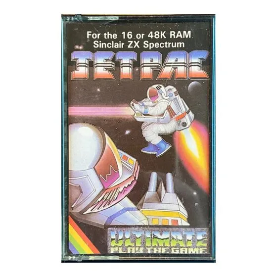 Sinclair ZX Spectrum Cassette Game JetPac - Speccy Shack
