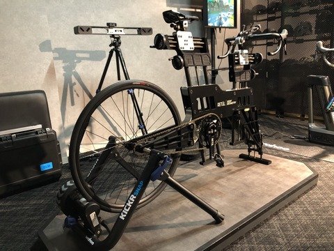 話題の”スマートローラー”体験可能！？「wahoo KICKR STATION」設置