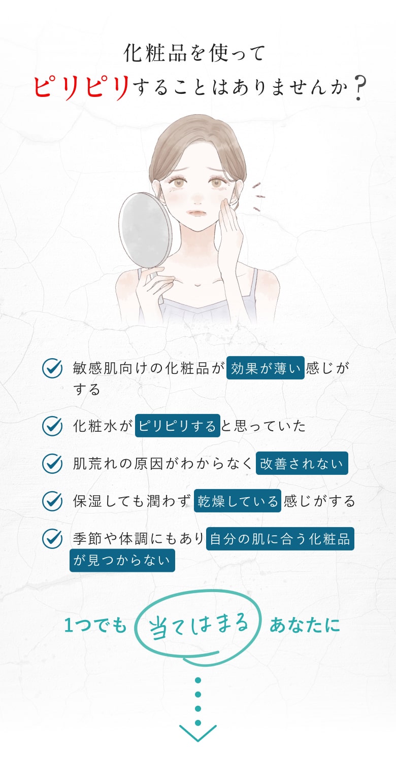 敏感肌のためのRINKR SKINDELIGHT（リンカースキンディライト