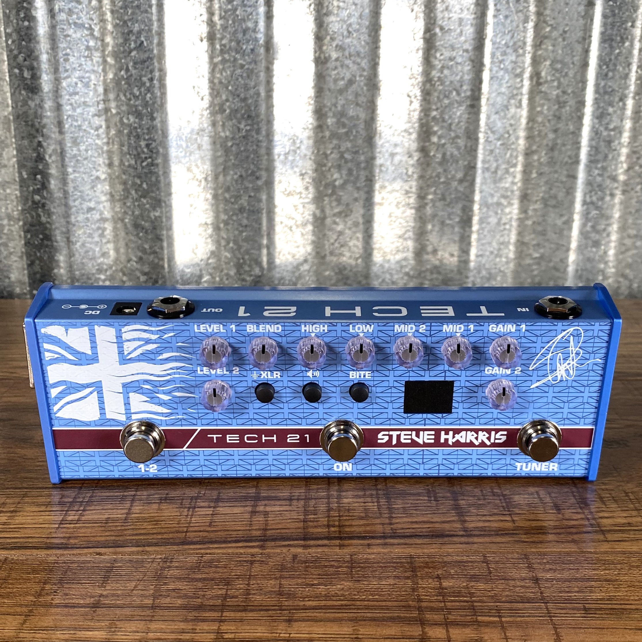 Tech 21 NYC SansAmp Steve Harris Signature SH1 Bass Effect Pedal