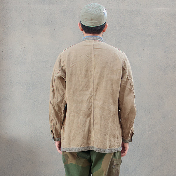 FRENCH WORK JACKET / LINEN PIN OX — SPEEDWAY