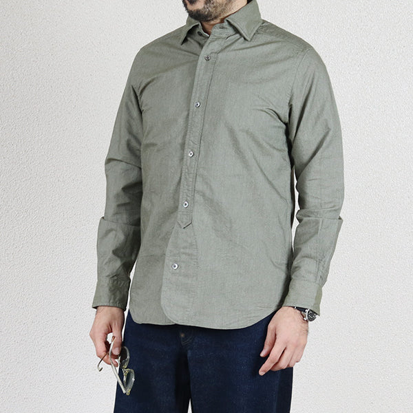 BRITISH OFFICERS SHIRT / DARK GREEN — SPEEDWAY