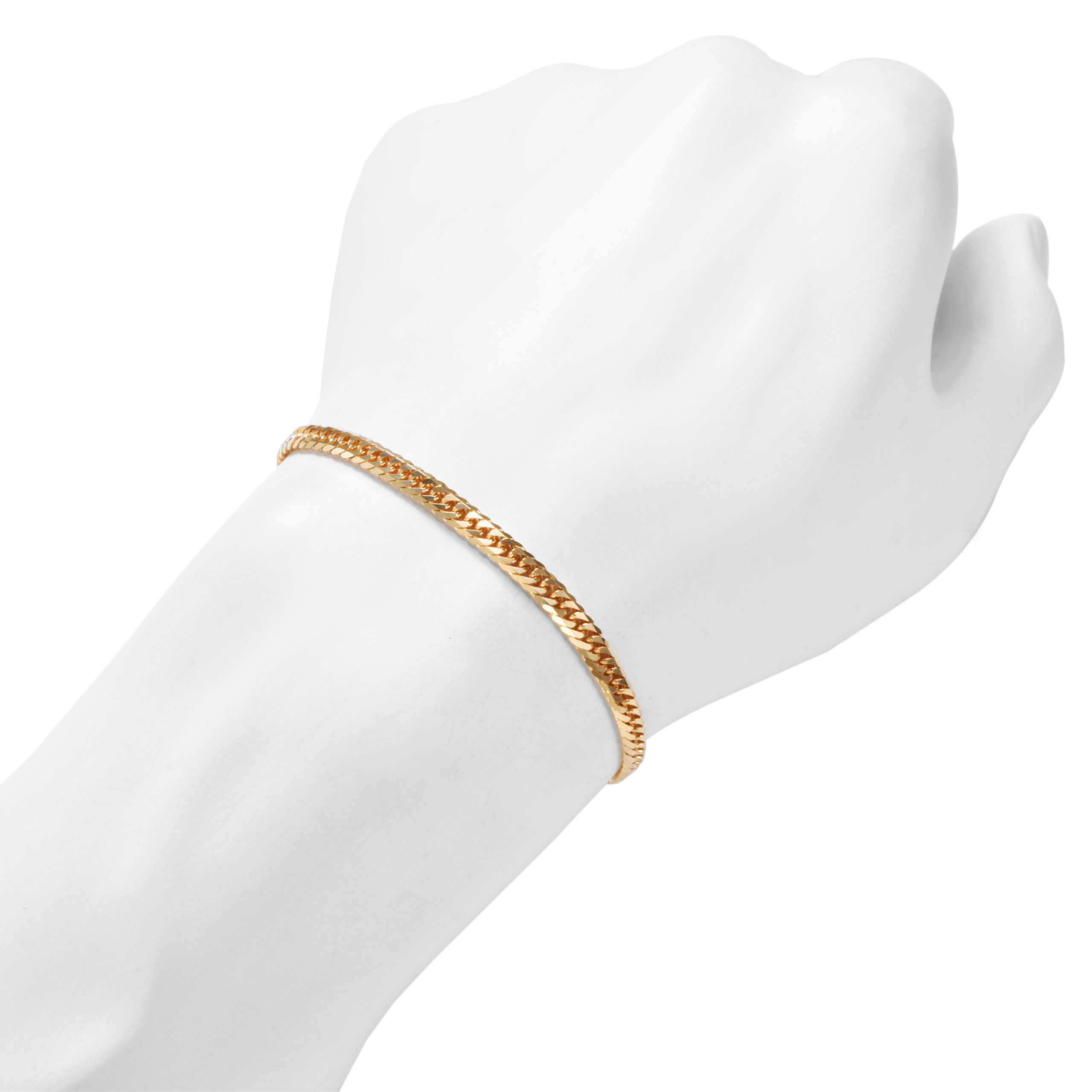 K18 18金 喜平ブレスレット 6面ダブル 10g 20cm 4.1mm幅 中折れ | SPERANZA