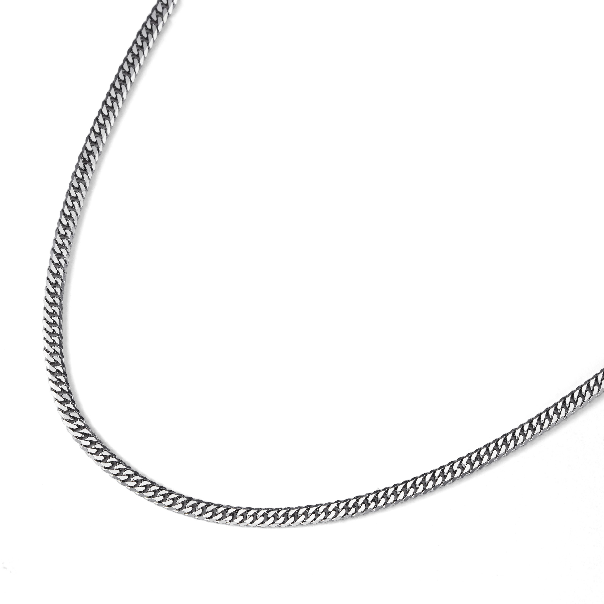 Pt850 プラチナ850 喜平ネックレス 6面ダブル 10g 45cm 2.5mm幅 中折れ